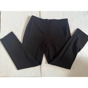 Women's Black Straight Leg Topshop Dress Pants w Front Usable Pockets Size US 8